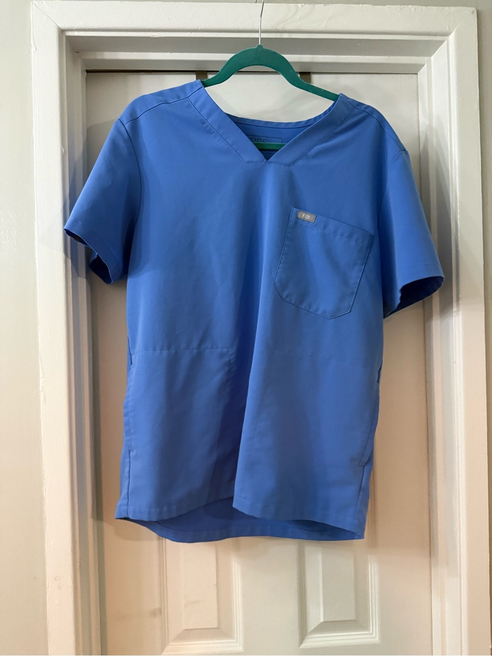 FIGS Chisec Scrub Top in Ceil Blue